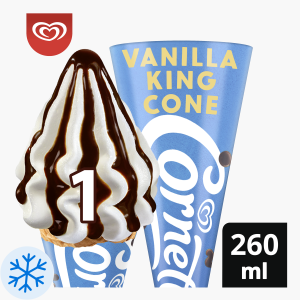 Langnese Cornetto King Cone Vanilla 260ml