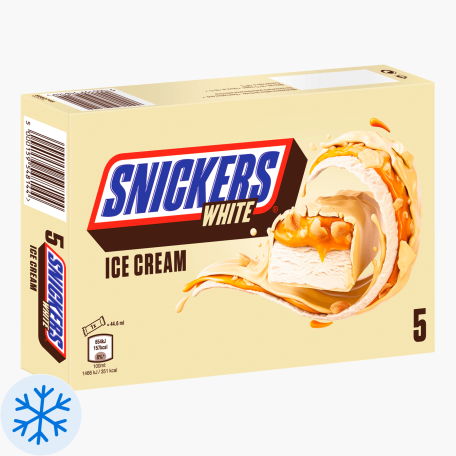 Snickers White Ice Cream 223ml (5x44,6ml)