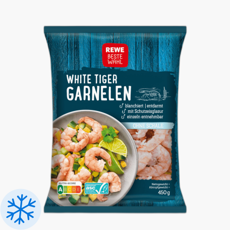 Rewe Beste Wahl White Tiger Garnelen 450g