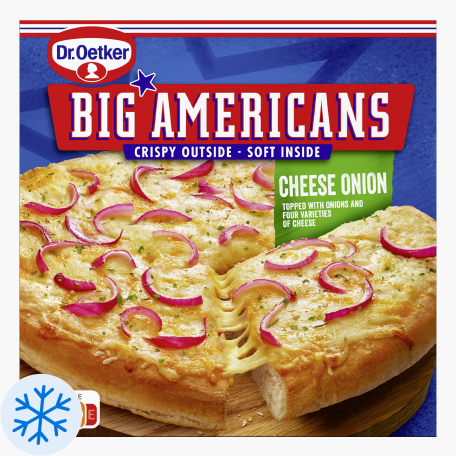 Dr. Oetker Big Americans Pizza Cheese Onion 385g
