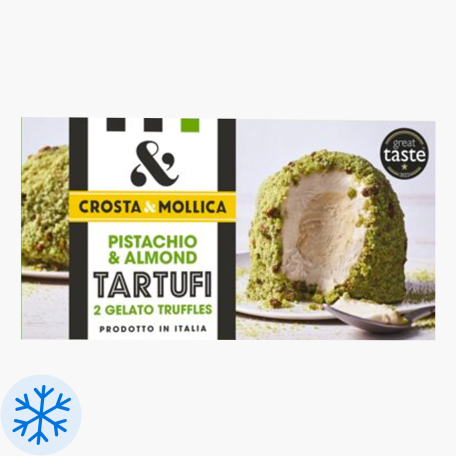 Crosta & Mollica Tartufi Pistache & Amandel 208g