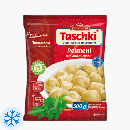 Dovgan Taschki Pelmeni mit Schweinefleisch 500g
