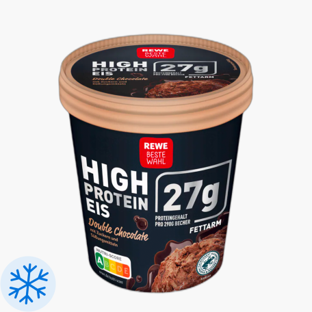 Rewe Beste Wahl High Protein Eis Double Chocolate 500ml