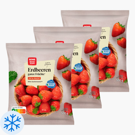 Rewe Beste Wahl Erdbeerkuchen 400g (4 Stück) bei Flink online bestellen!