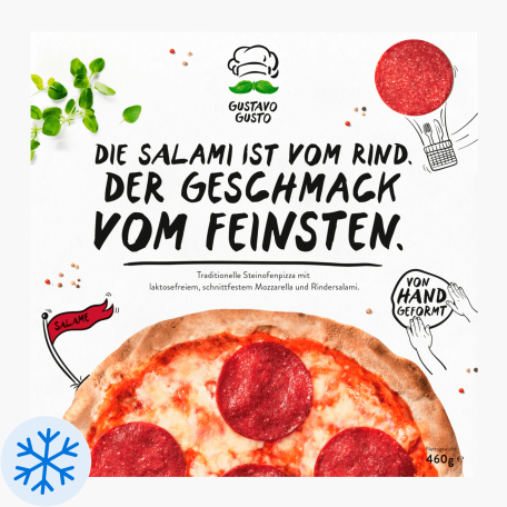 Gustavo Gusto Pizza Salame 460g