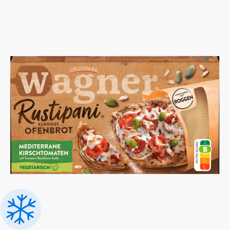 Original Wagner Rustipani Kerniges Ofenbrot Mediterrane Kirschtomaten 185g