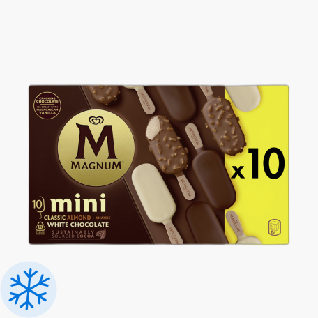 Magnum Mini classic almond white ijs 10 st. 55ml
