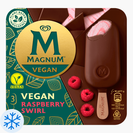 Magnum Vegan Raspberry Swirl 270ml (3x90ml)