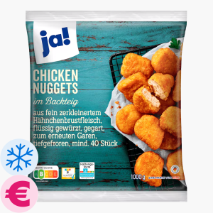 Ja! Chicken Nuggets im Backteig 1kg