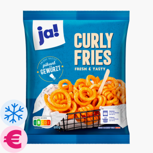 Ja! Curly Fries Pikant 600g