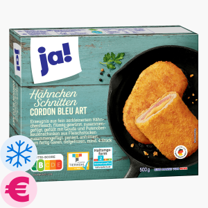 Ja! Hähnchen Schnitten Cordon Bleu Art 500g