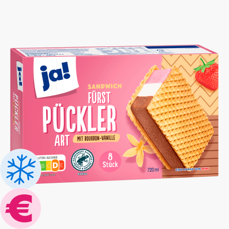 Ja! Sandwich Fürst Pückler Art 720ml (8x90ml)
