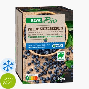 Rewe Bio Naturland Wildheidelbeeren 300g