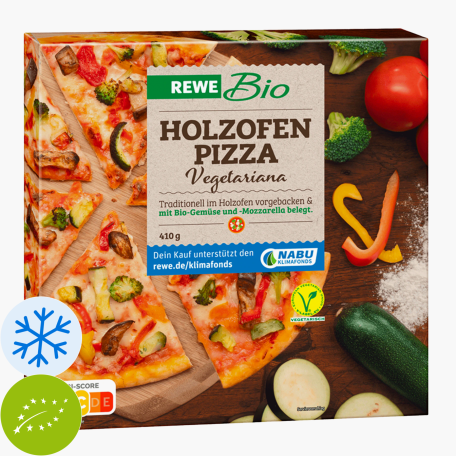 Rewe Bio Holzofen Pizza Vegetariana 410g