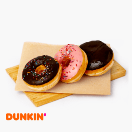 Dunkin' 3er Donut Box