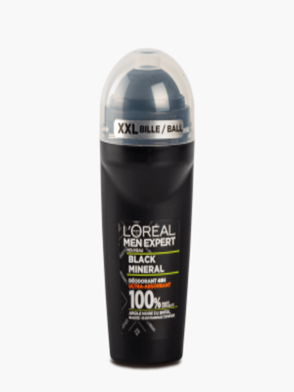 Roll-On déodorant L'Oréal Men Expert Ultra-absorbant black minéral (50ml)