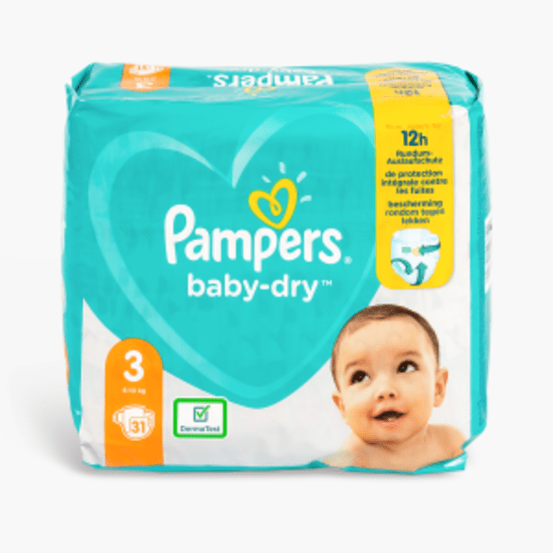 Pampers Baby Dry - T3 x31 pcs