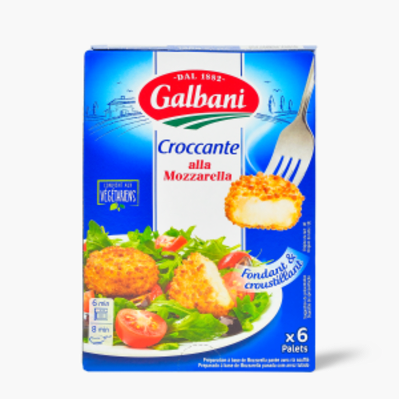 Palets croustillants à la mozzarella - Galbani (150g)