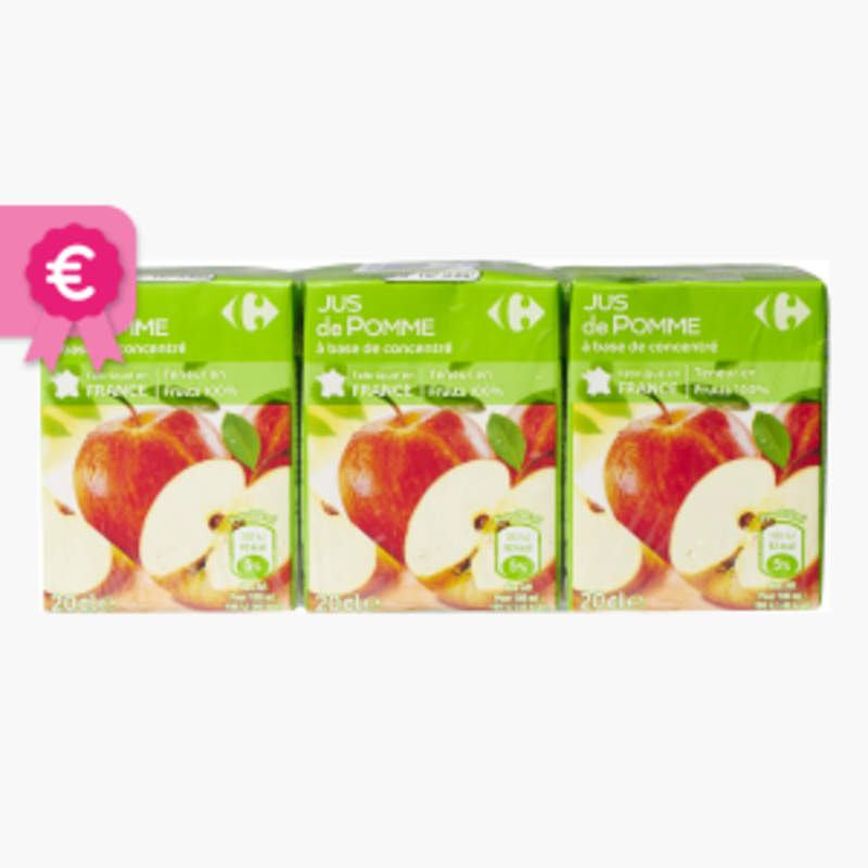 Carrefour - Jus pomme (6x20cl)