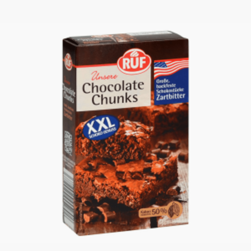 RUF Chocolate Chunks Zartbitter 100g