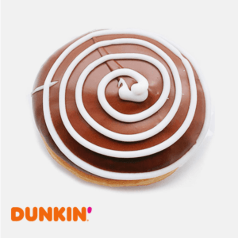 Dunkin' Donuts Nutella swirl