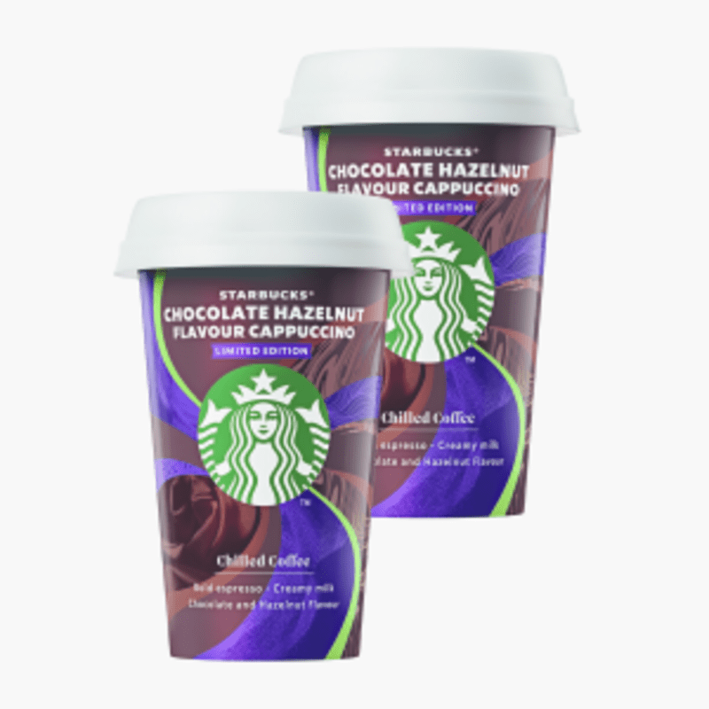 Starbucks ijskoffie Chocolade Hazelnut 220ml 2x