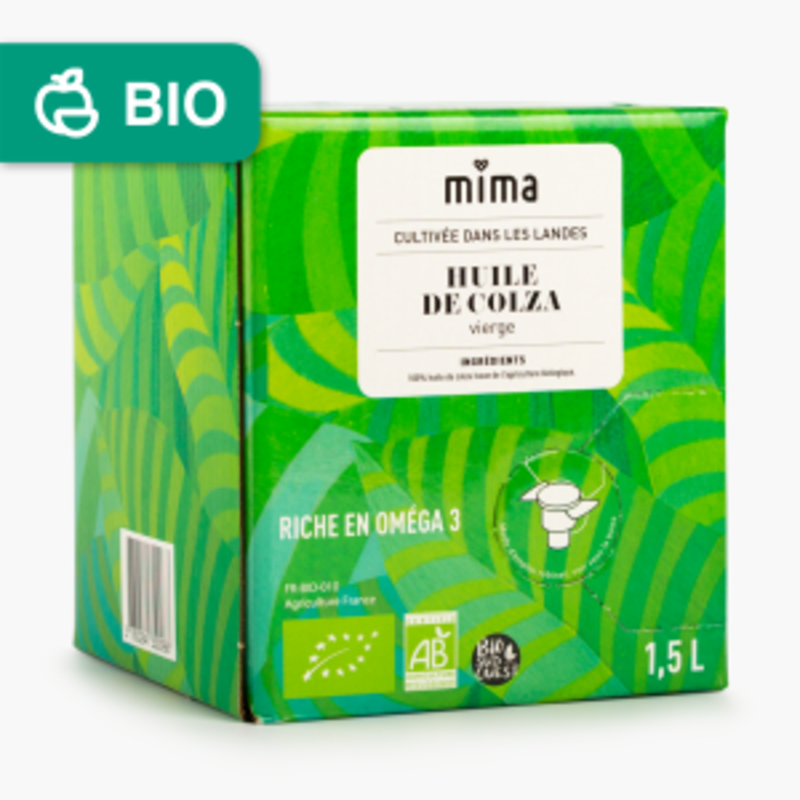 Mima Bio - Huile de colza Bio (1,5l)