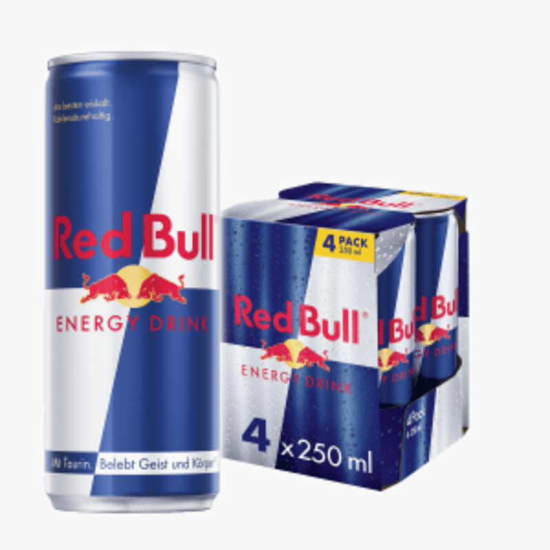 Red Bull Original 4x0,25l Dose