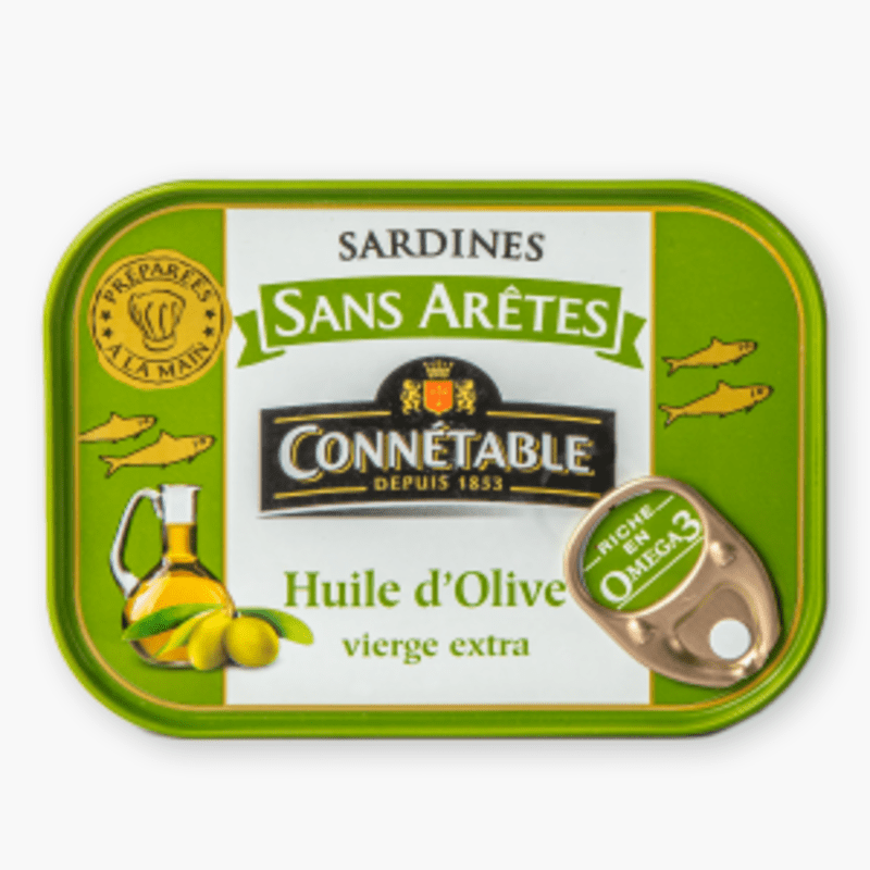 Parmentier - Sardines sans arrêtes à l'huile d'olive (98g)