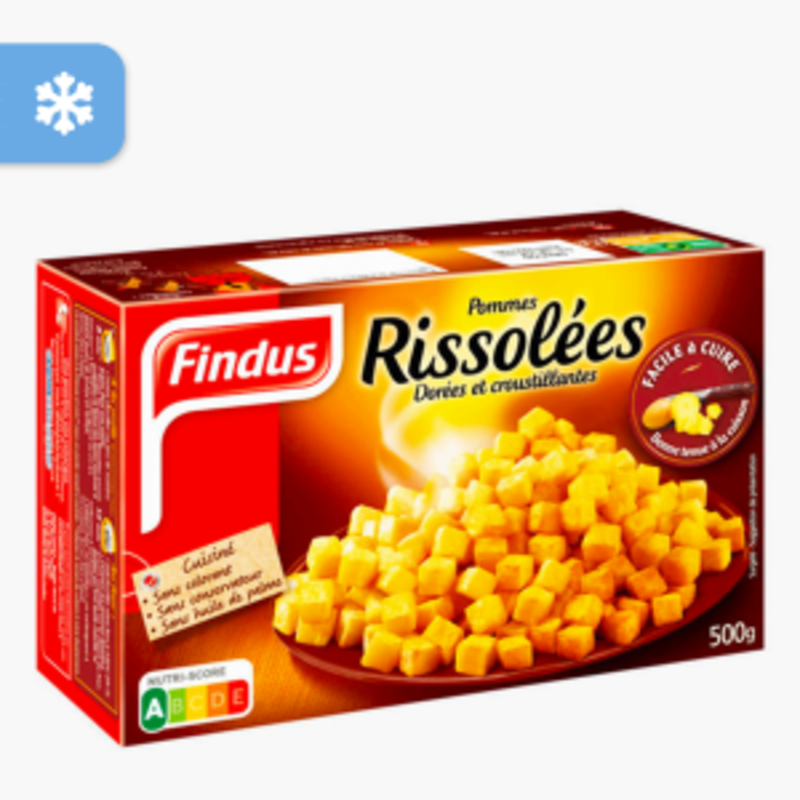 Findus - Pommes rissolées (500g)