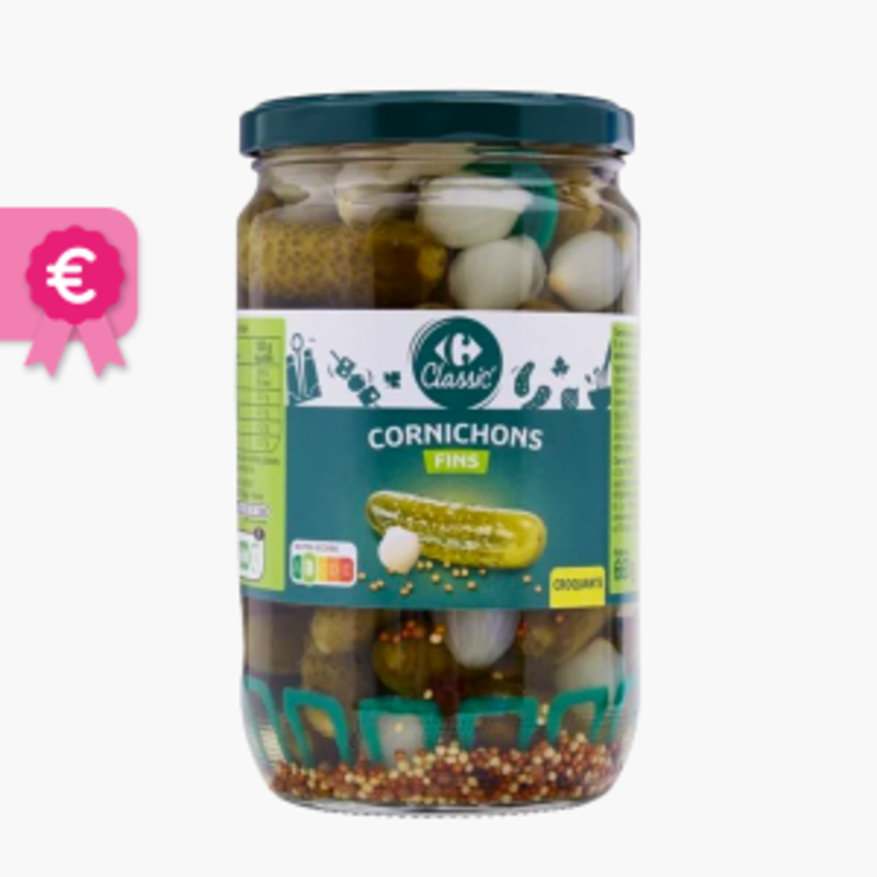 Carrefour - Cornichons fins (360g)