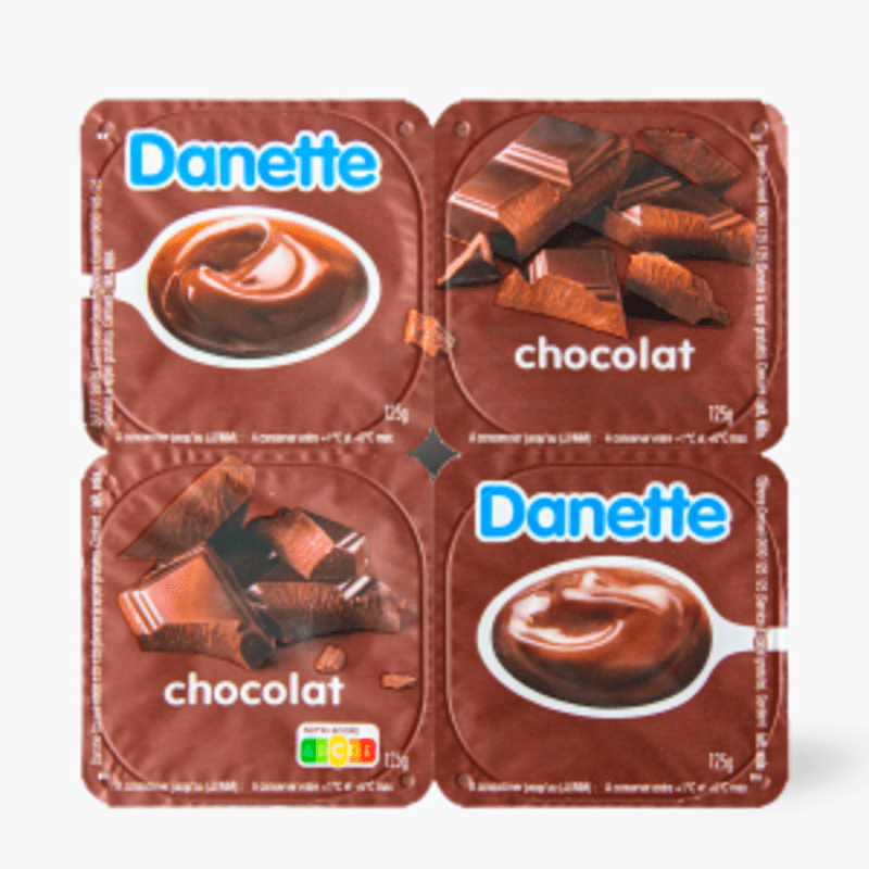 Danette - Crème dessert chocolat (4x125g)