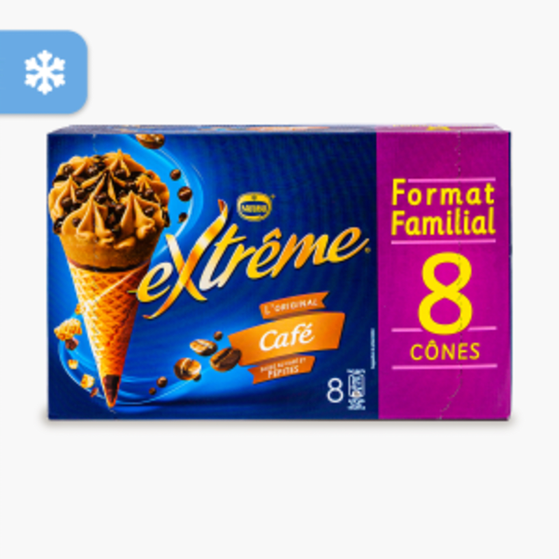 Nestlé - Glace Extrême café (x8)