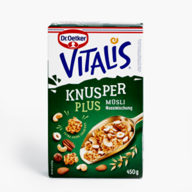 Dr. Oetker Vitalis Knusper-Müsli Plus Nussmischung 450g