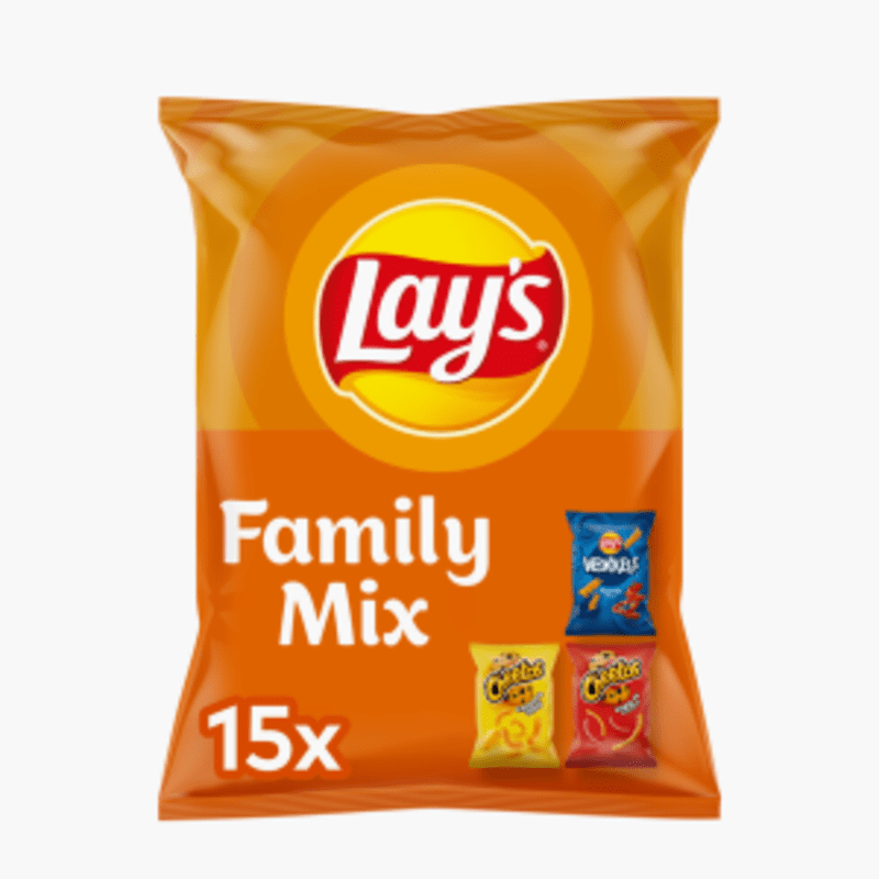 Lay's Family Mix Chips 15 Minizakjes