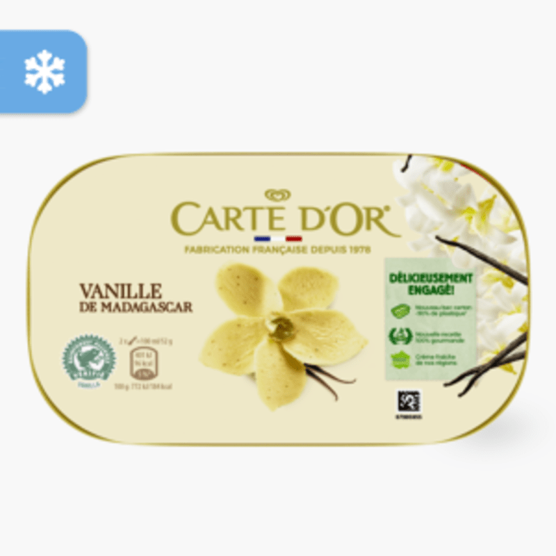 Carte d'Or - Glace vanille de Madagascar (700ml)