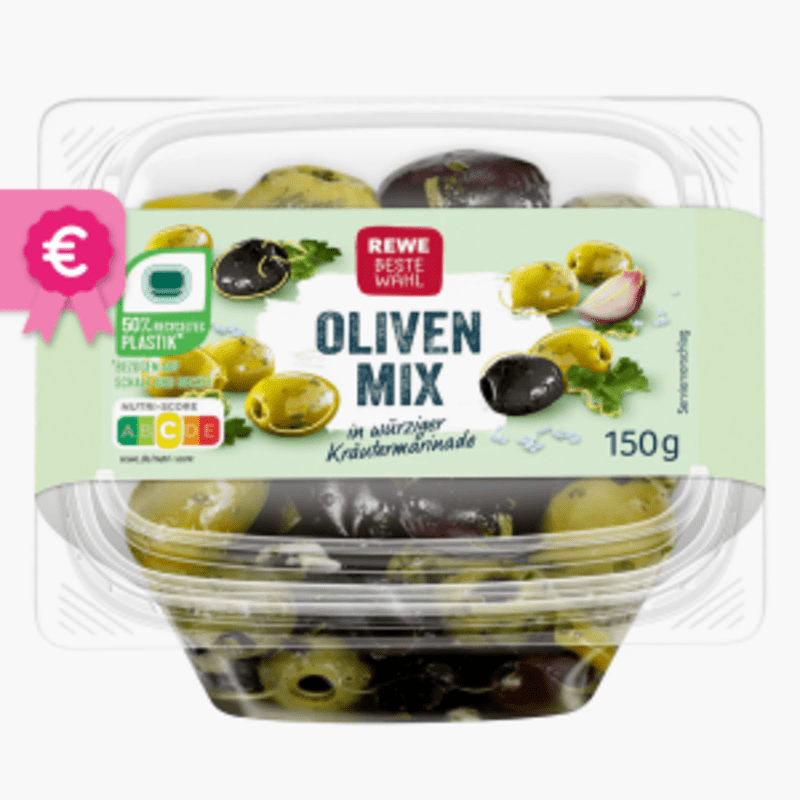 Rewe Beste Wahl Oliven Mix 150g