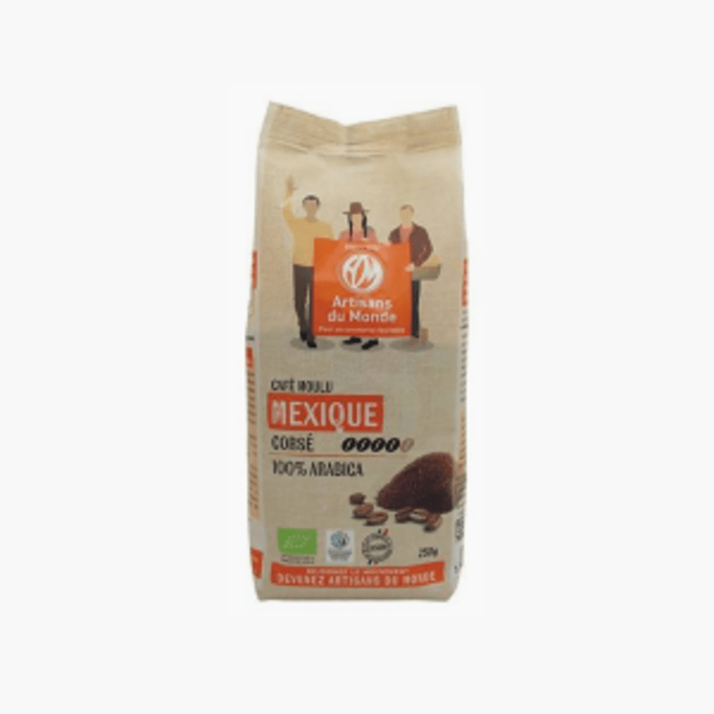 Artisans du Monde - Café Mexique moulu Bio et équitable (250g)