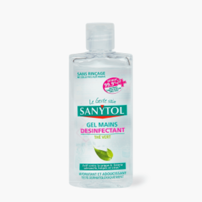 Sanytol - Gel désinfectant mains thé vert (75ml)