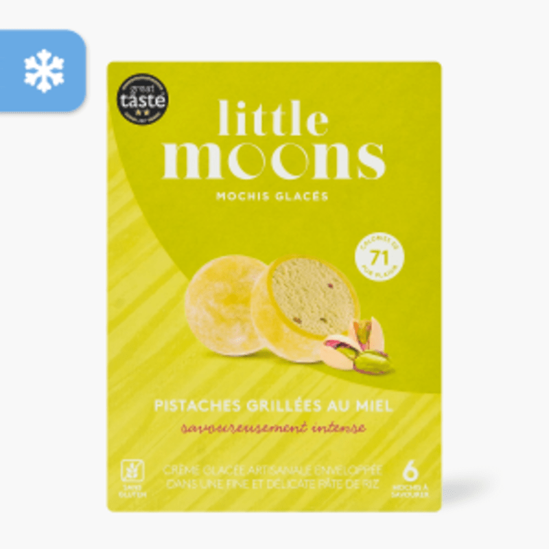 Littlemoons - Mochis glacés pistache rôtie au miel (192g)