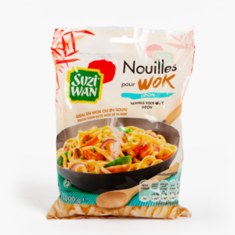 Suzi Wan - Nouilles précuites udon pour wok (400g)