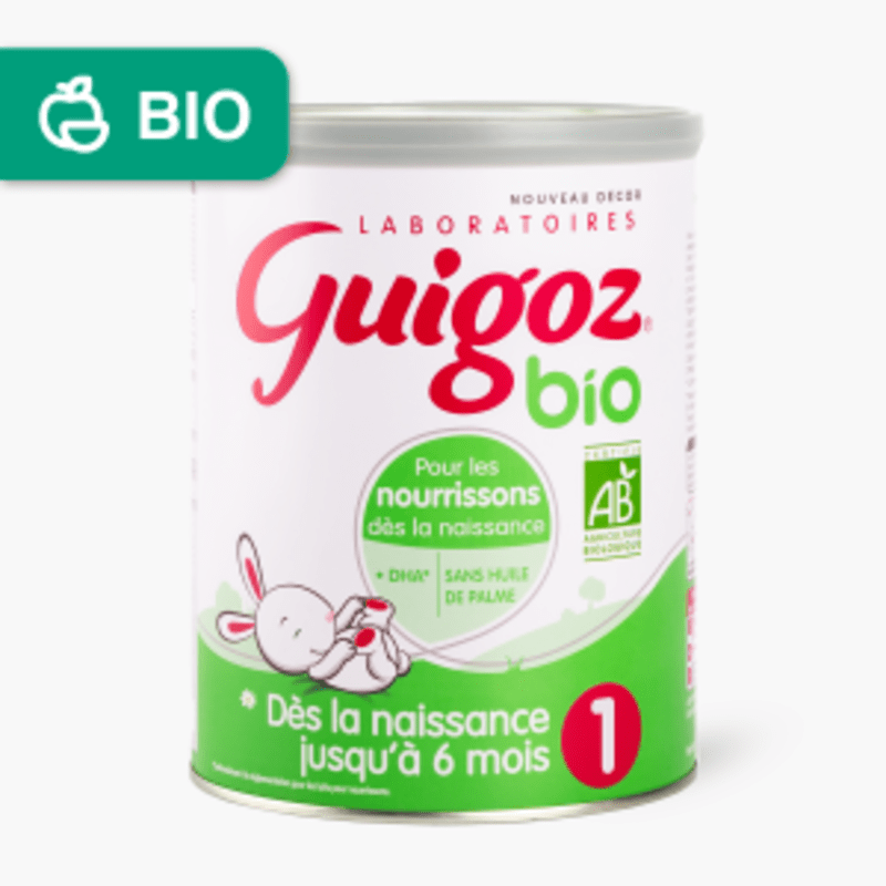 Guigoz Bio 1er âge - Lait infantile en poudre de 0 à 6 mois (800g)