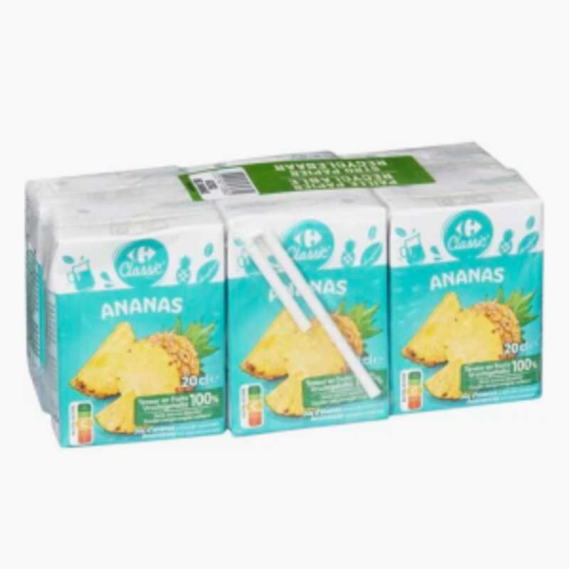 Carrefour - Jus ananas (6x20cl)