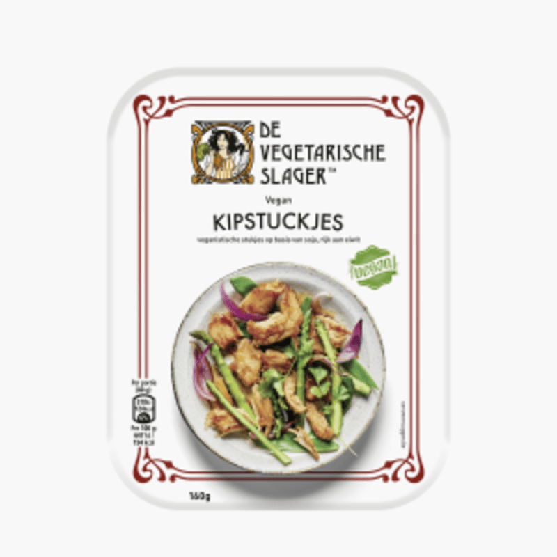 Vegetarische slager Kipstuckjes 160g