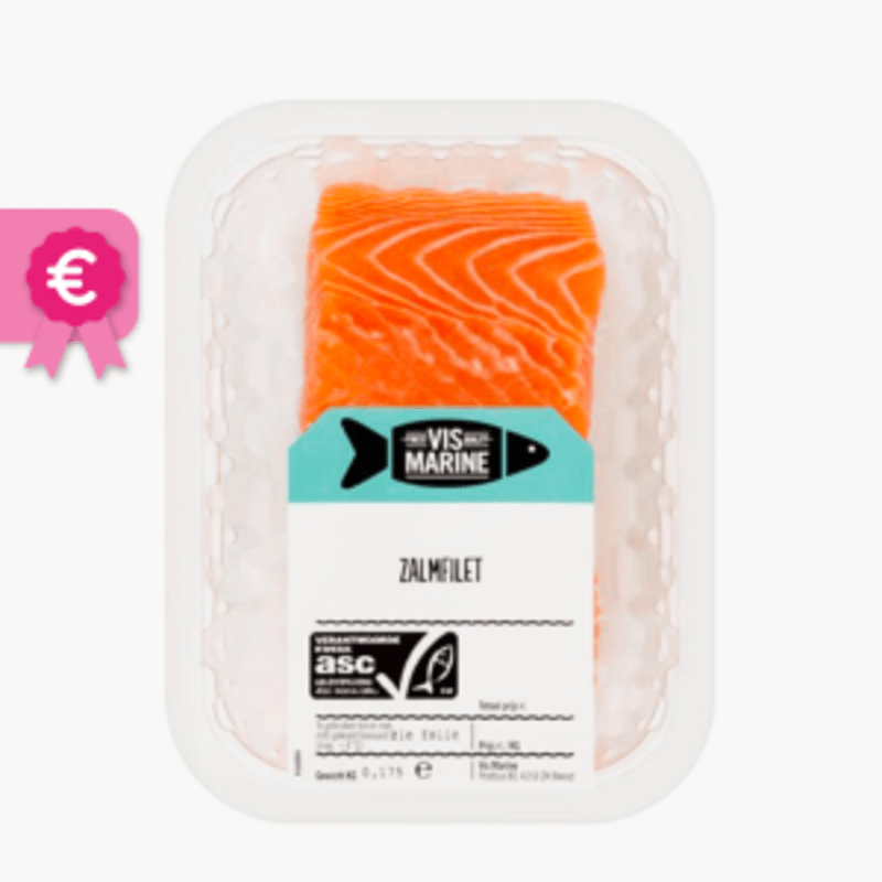 Vismarine Zalmfilet met huid 175g