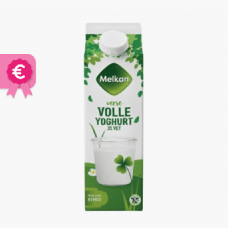 Melkan Volle yoghurt 1l
