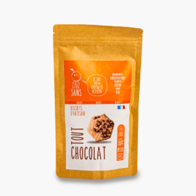 CINQ SANS - Biscuits Tout Chocolat Bio (100g)