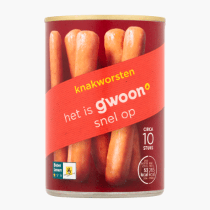 G'woon Knakworsten 10st