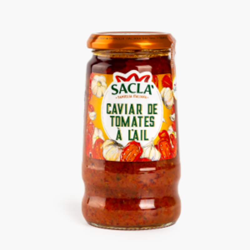 Sacla - Sauce caviar de tomates à l'ail (290g)