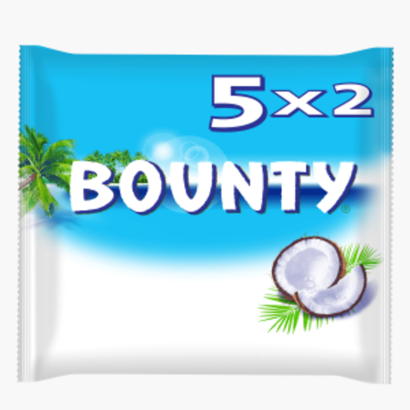 Bounty - 5x2 Barres (285g)